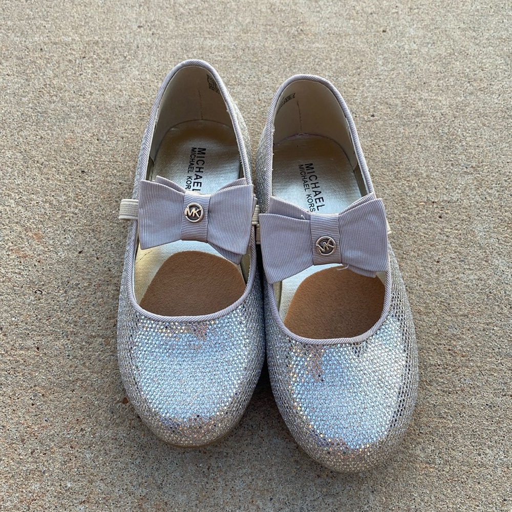 One pair of Michael Kors toddler dress shoes size 12